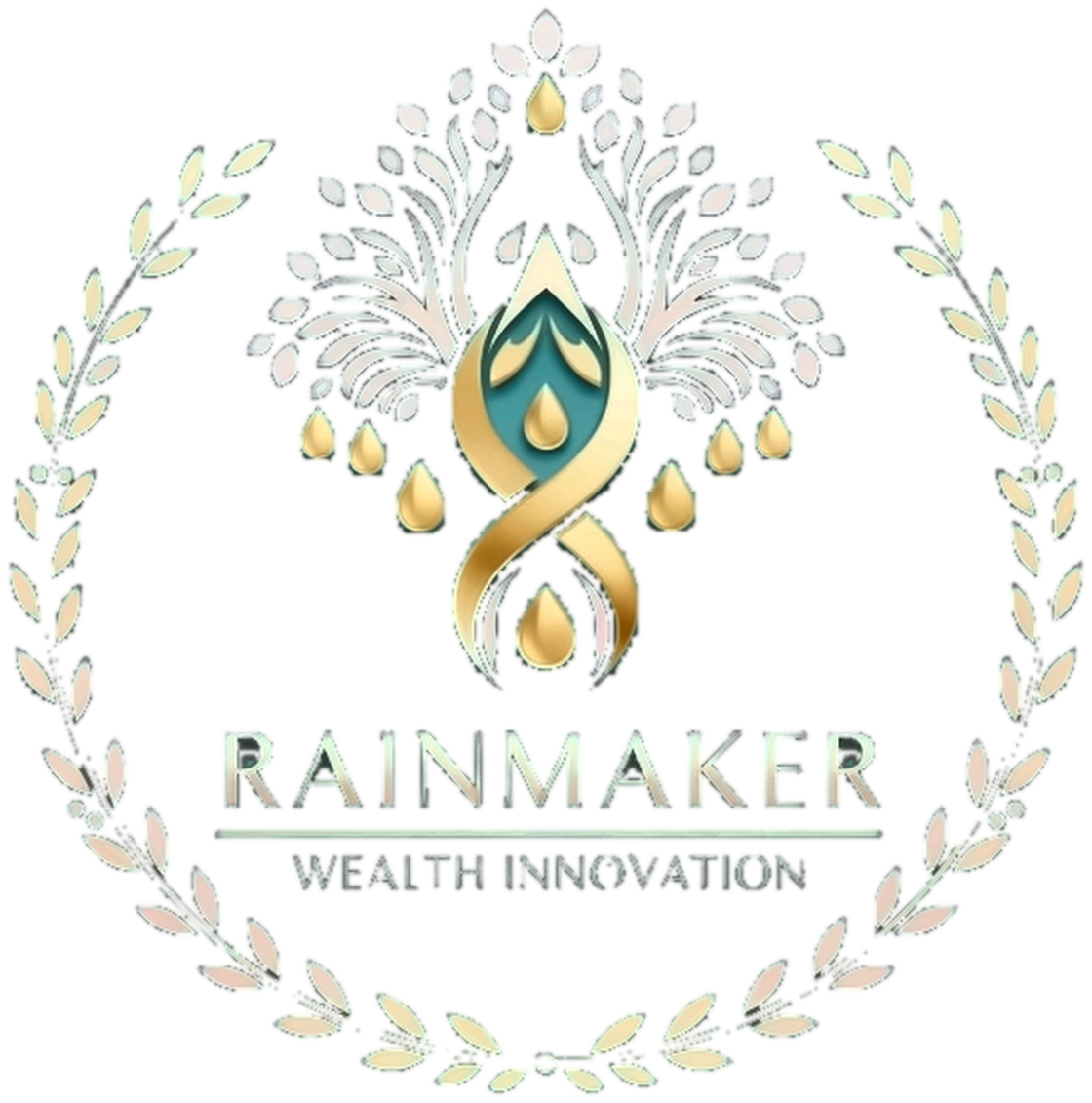 Rainmaker Wealth Innovations - laurel wreath emblem